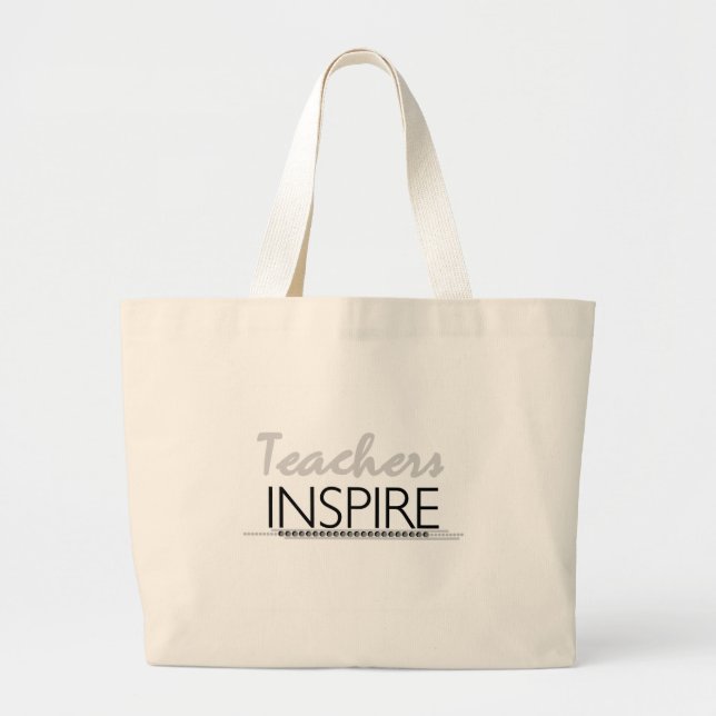 Lärare inspirerar jumbo tygkasse (Framsidan)