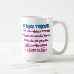 Lärare, "Jag kommer att missa barnen", underbara Kaffemugg