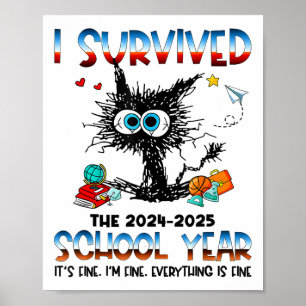 Lärare jag Överlevt förra dagen skolåret Poster