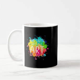 Lärare Job Art Teacher Painter Painter Painting Te Kaffemugg