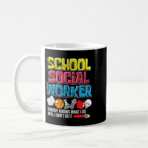 Lärare Jobbskola Social arbetarlärare Caseworke Kaffemugg