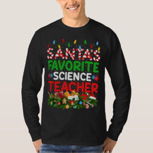 Lärare jul för den finske Julafton Ljus Santa Scie T Shirt
