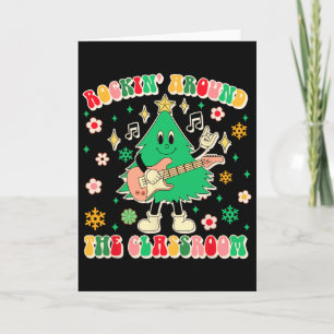 Lärare jul Xmas stämning Rockin' runt Cl Kort