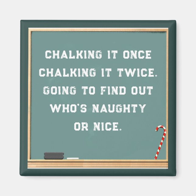 Lärare Julpresent Magnet (Framsidan)