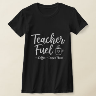 Lärare Kaffe och Lektion för Hemundervisningsfamil T Shirt