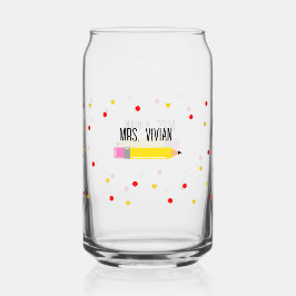 Lärare kan Glass Gift för lärare