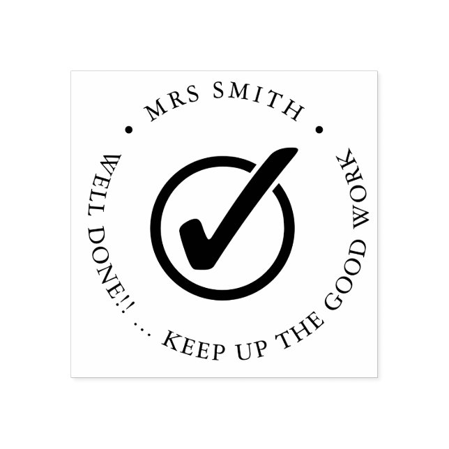 Lärare kan göra en bra hemläxa stämpel (Tryck)