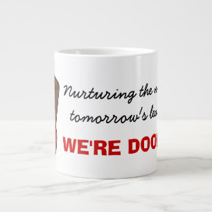 Lärare känner till sanningen om ditt barns framtid jumbo mugg