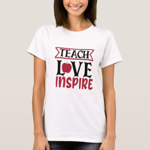 Lärare Kärlek Inspire Women's T Shirt