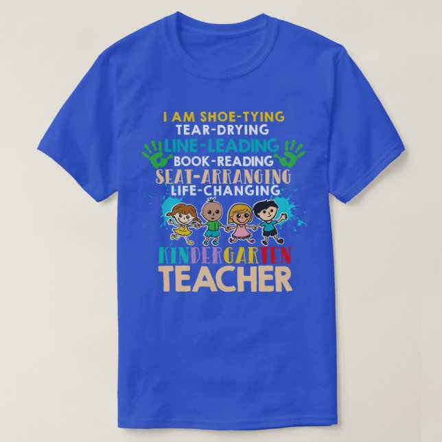Lärare Kindergarten Lärare 2 T Shirt (Design framsida)