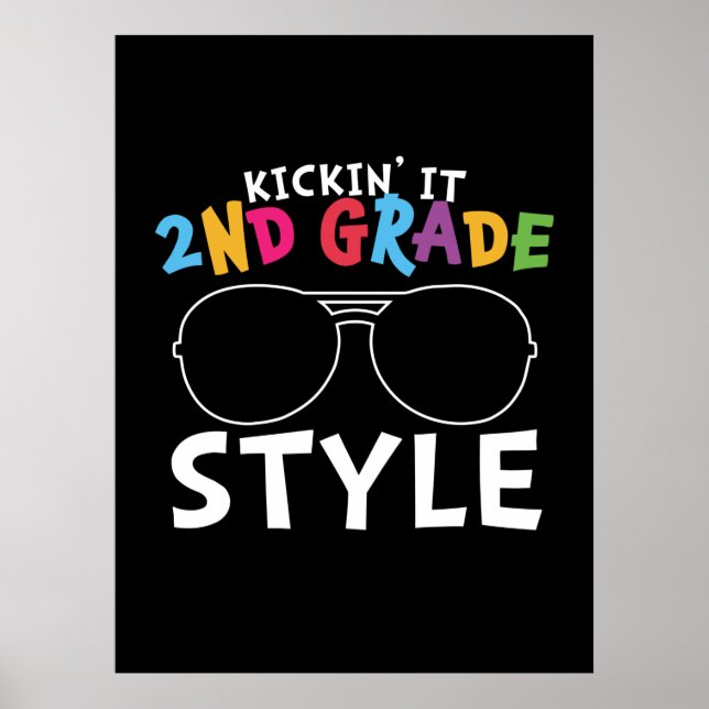 Lärare Klass 2:a Klass Stil Poster (Framsidan)