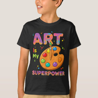 Lärare - Konst är min superwer konstlärare som rit T Shirt