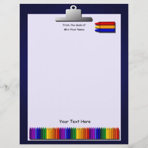 Lärare Kritor Letterhead Stationery