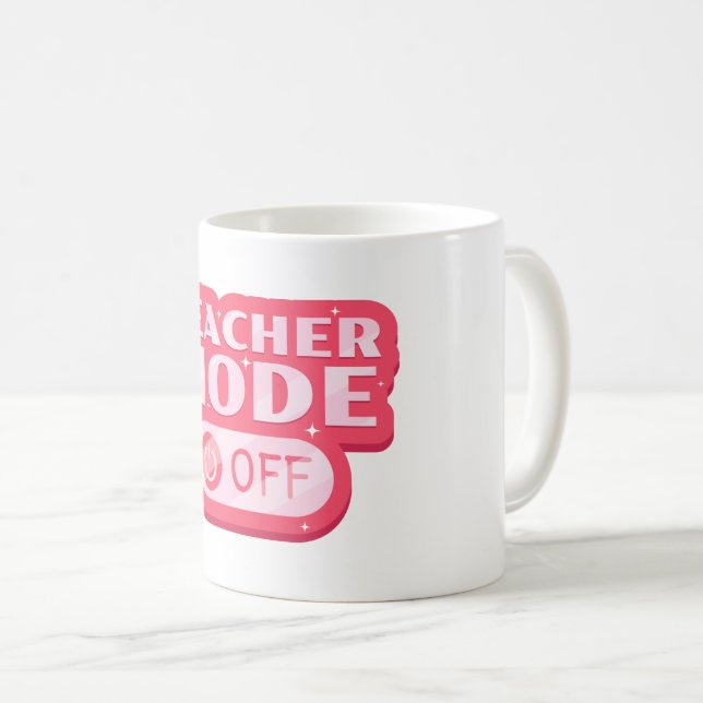 Lärare läge av textdesign kaffemugg (Framsida höger)