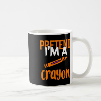 Lärare lär mig att jag är en Crayon Halloween Gift Kaffemugg