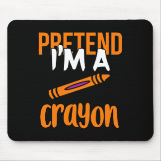 Lärare lär mig att jag är en Crayon Halloween Gift Musmatta