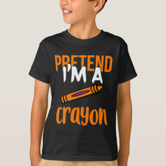 Lärare lär mig att jag är en Crayon Halloween Gift T Shirt