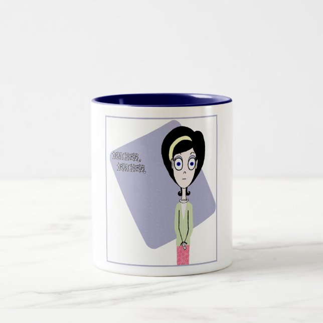 Lärare lärare Två-Tonad mugg (Center)