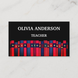 Lärare | LÄRAREN AVSLUTAS ALDRIG Visitkort