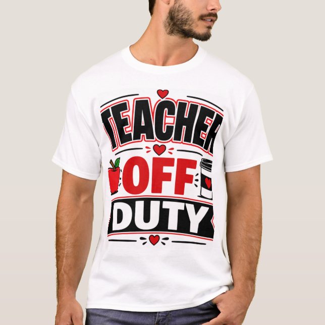 Lärare Ledig T Shirt (Framsida)