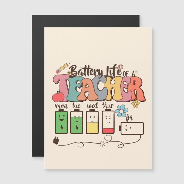 Lärare Life Battery (Fram/baksida)