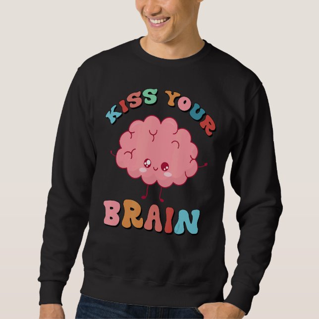 Lärare Life Kiss din Studenter-klass Cute Lång Ärmad Tröja (Framsida)