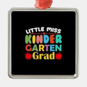 Lärare Little Miss Kinder Garten Grad Julgransprydnad Metall