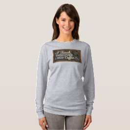 Lärare Liv Kritskrifts Kaffe T Shirt