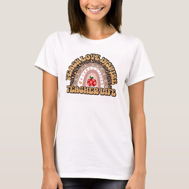 Lärare liv  t shirt (Framsida)