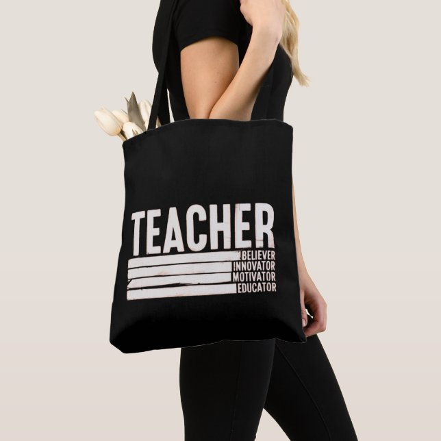 Lärare Liv Tillbaka till skolan  Tygkasse (Närbild)