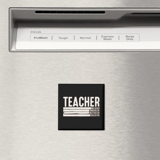 Lärare Livet Tillbaka till Skolan  Magnet (In Situ (Dishwasher))