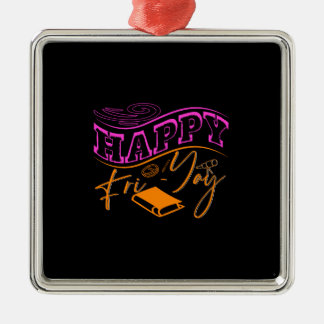 Lärare Lycklig Fri Yay Julgransprydnad Metall