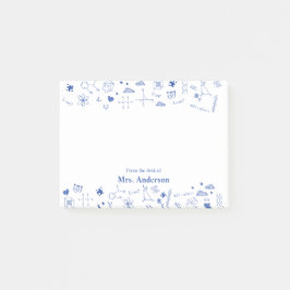 Lärare Math and Science School Post-it Block