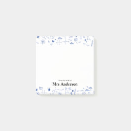 Lärare Math and Science School Post-it Block