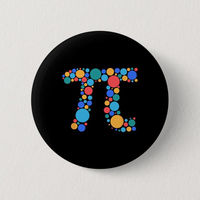 Lärare Math Pi Day Dot Day 2025 Knapp (Framsida)