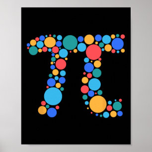 Lärare Math Pi Day Dot Day 2025 Poster