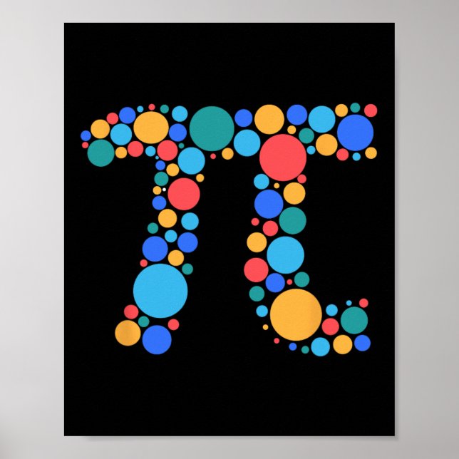Lärare Math Pi Day Dot Day 2025 Poster (Framsidan)