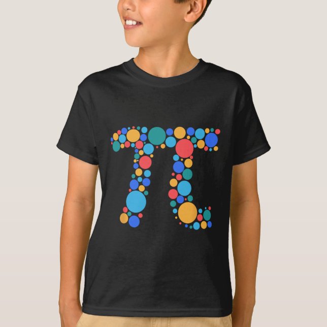 Lärare Math Pi Day Dot Day 2025 T Shirt (Framsida)
