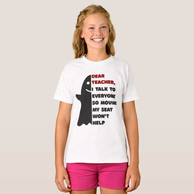 Lärare med barn t shirt (Hel framsida)