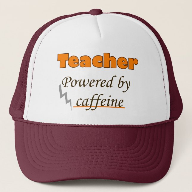 Lärare med koffein keps (Framsida)