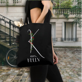 Lärare med vattenfärgad blommigt i inledande K-mon Tygkasse