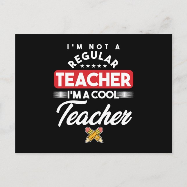 Lärare Mentor Educator Professor Profession Im No. Vykort (Framsida)
