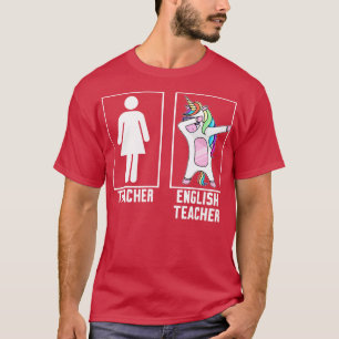 Lärare mot engelsklärare 1 t shirt