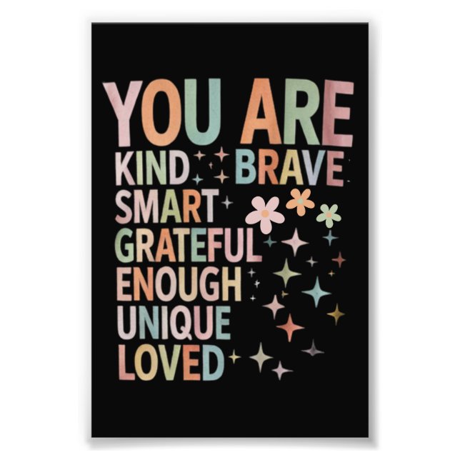 Lärare Motiverande första dagen Back to school Fototryck (Framsidan)