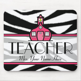 Lärare Mousepad - zebra tryck Musmatta