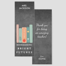 Lärare Namn Gift Pastel Bokar Quote Chalkboard