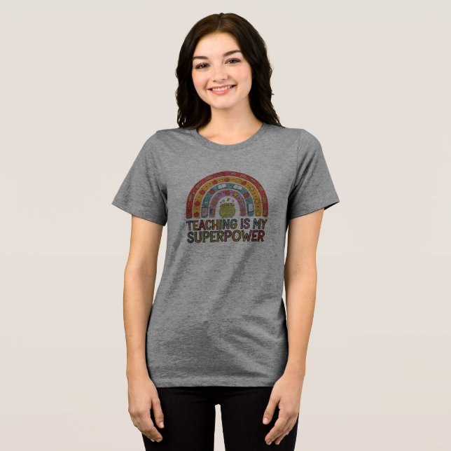 Lärare och klassrumsskirt t shirt (Framsida Full)