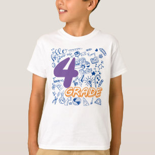 Lärare och lekman i Back to school vid det fjärde T Shirt