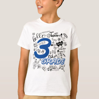 Lärare och lekman i Klass, tredje och tredje Back T Shirt