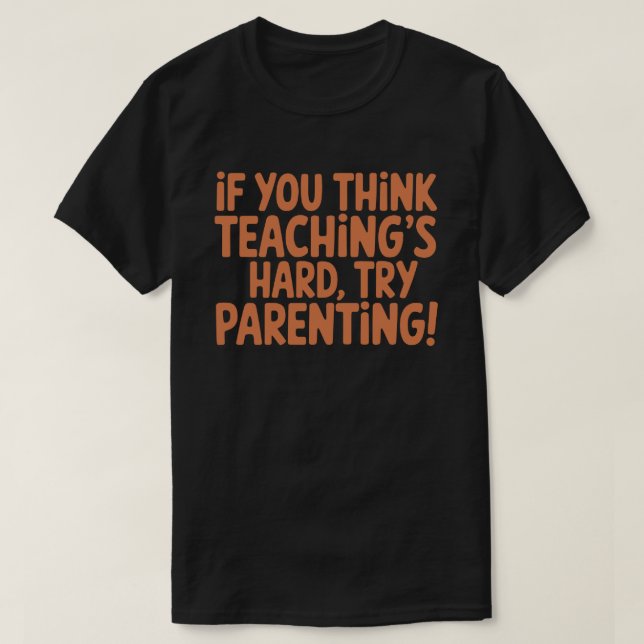 Lärare och modercitat t shirt (Design framsida)